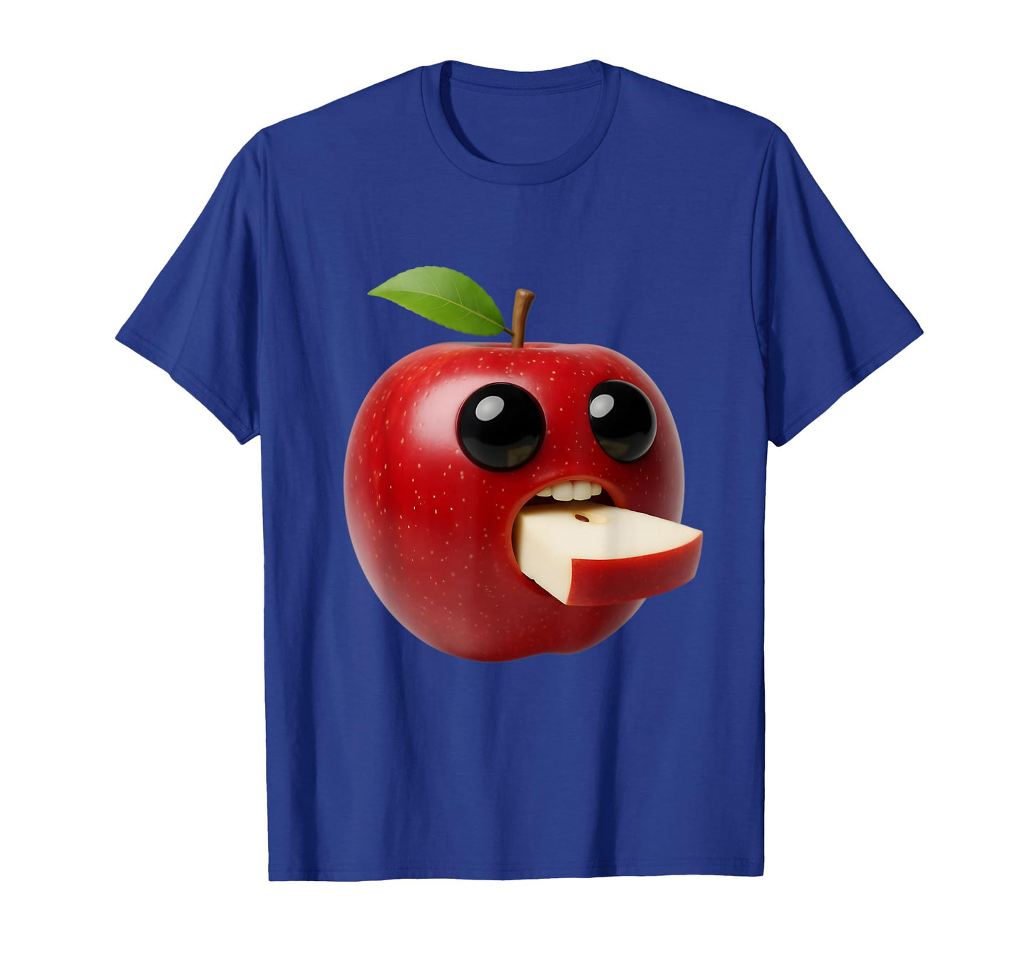 Niche Fruits Funny Apple Meme Brainrot Surreal T-Shirt