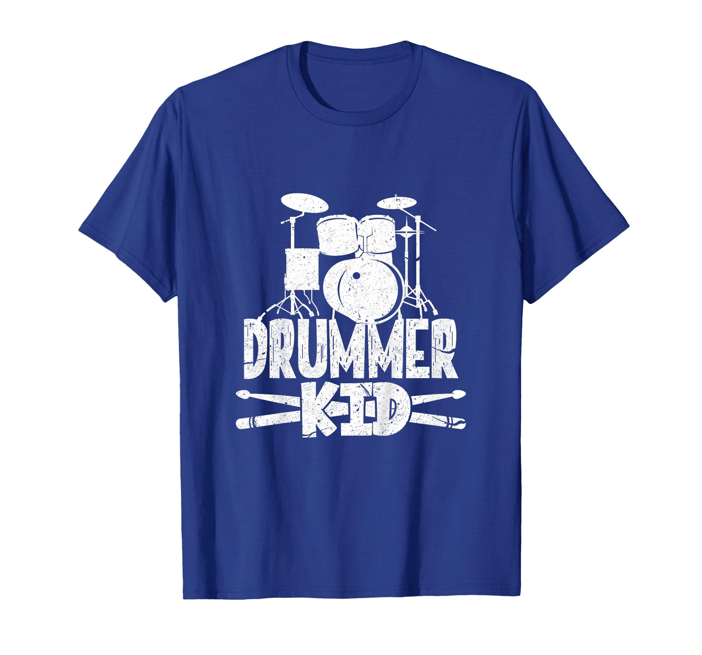 Kids Drummer Kid Funny Drum Set Drummer Boy T-Shirt
