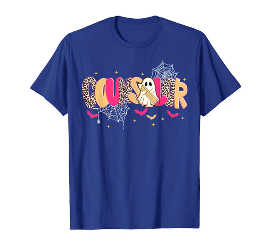 Ghost Pencil School Counselor Spooky Counselor Halloween T-Shirt