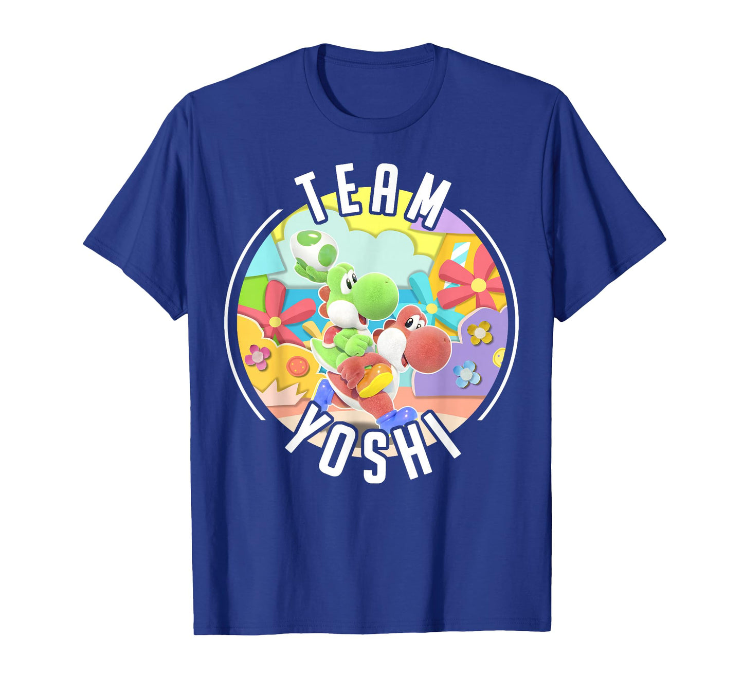 Yoshi's Crafted World Team Yoshi Piggyback Poster T-Shirt