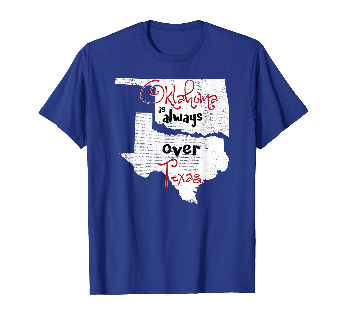 Oklahoma Texas Rivals Okie Distressed TShirt T-Shirt