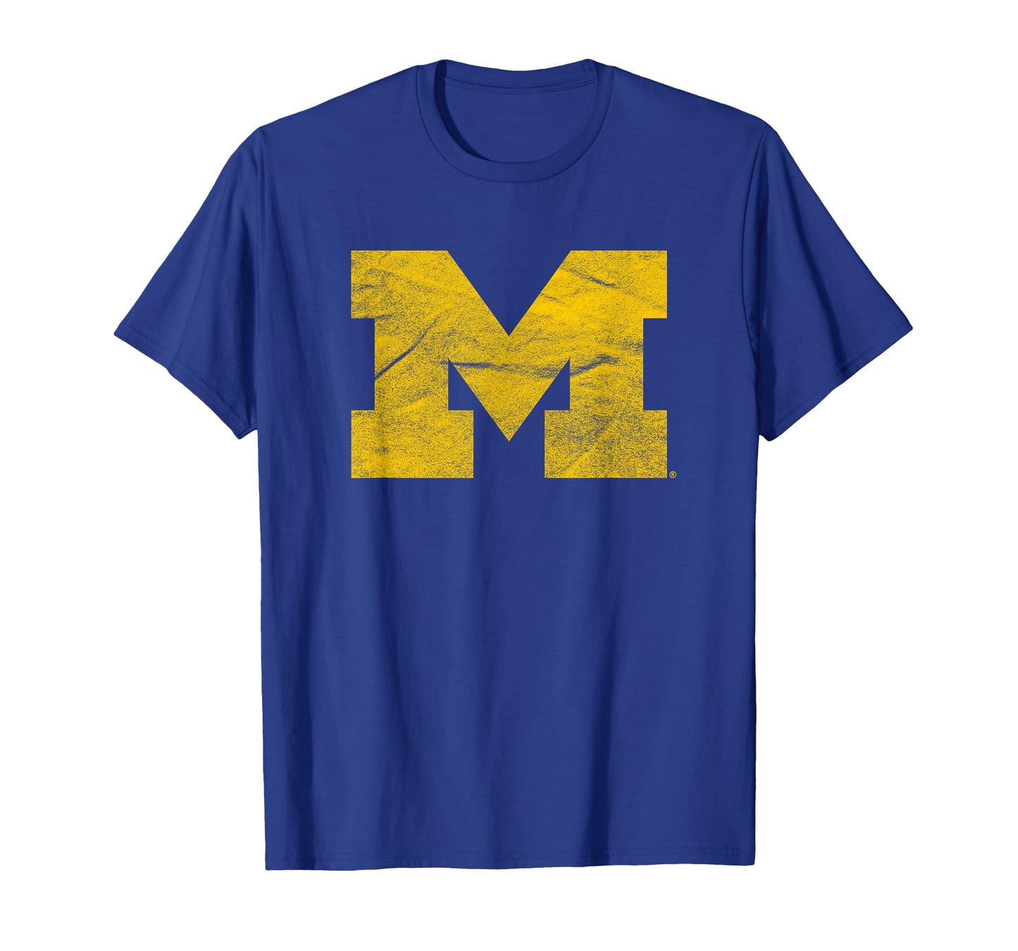 University of Michigan Wolverines U of M Distressed Primary T-Shirt