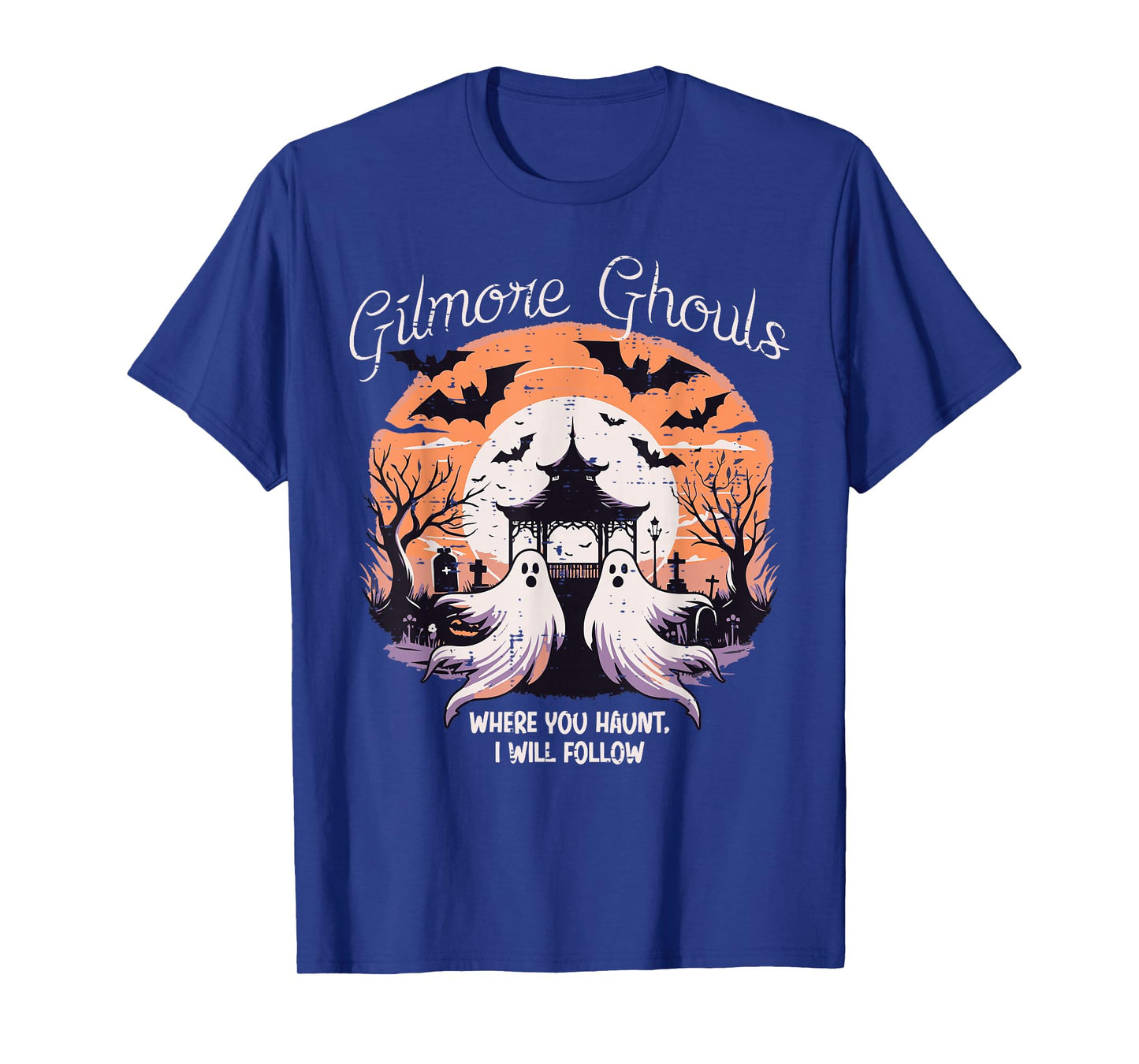 Halloween Ghosts Gilmore Ghouls Funny Costume Women Men Kids T-Shirt