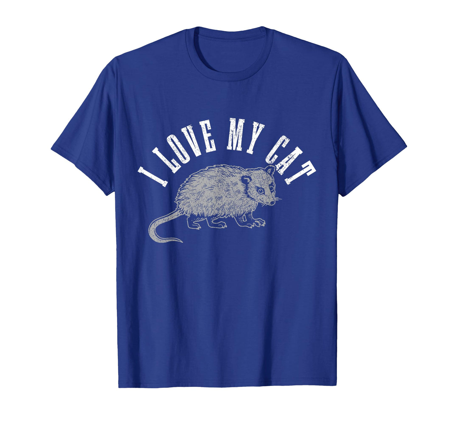 Opossum I Love My Cat Funny Opossum T-Shirt