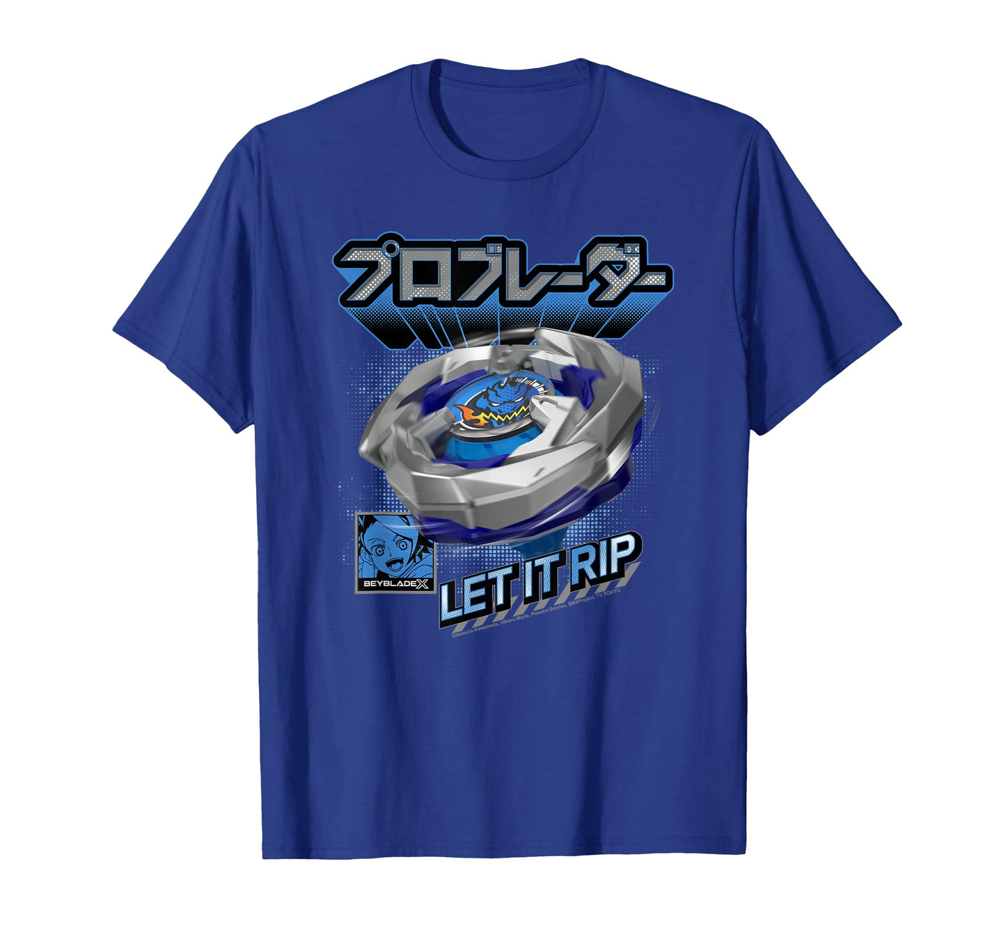 Beyblade X Pro Blader Jaxon Let It Rip T-Shirt