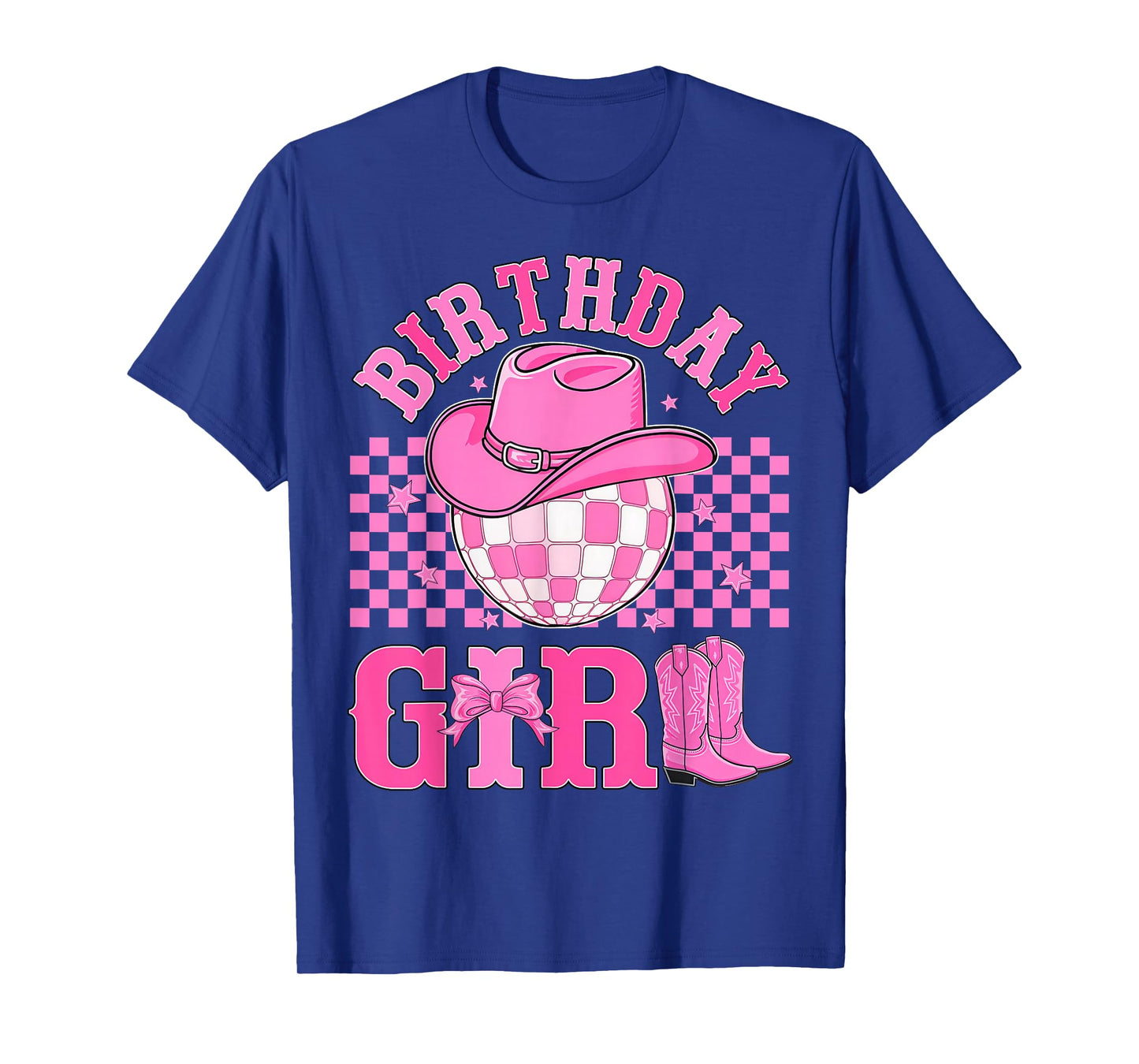 Birthday Cowgirl Western Disco Birthday Girl Party T-Shirt