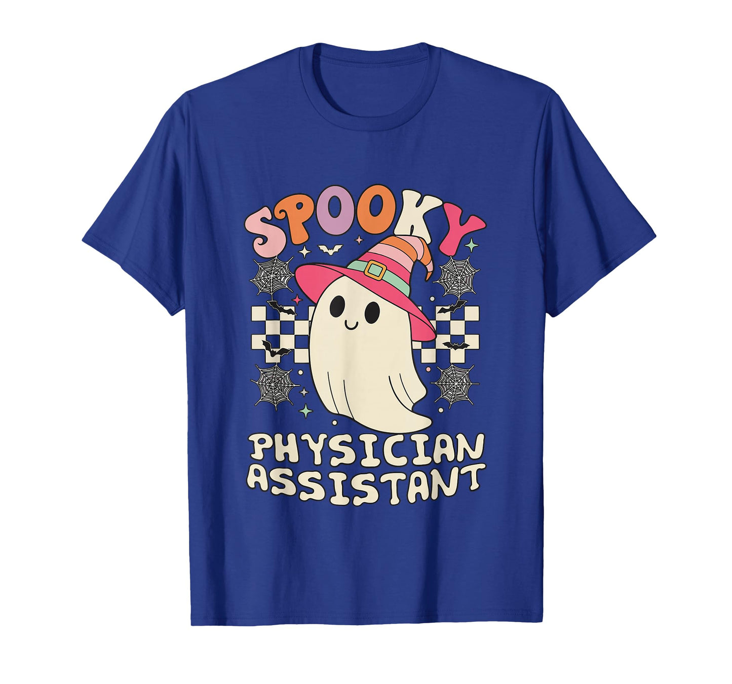 Spooky Physician Assistant Ghost Halloween T-Shirt