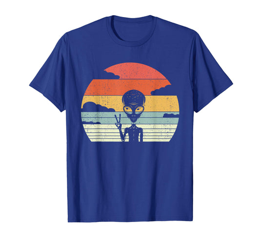 Retro Alien Extraterrestrial Space - Vintage Alien T-Shirt