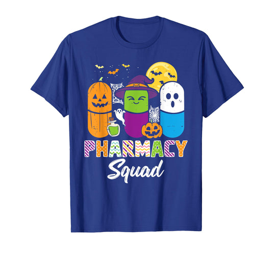 Halloween Pharmacy Squad PIlls Costume Pharmacist Women Men T-Shirt
