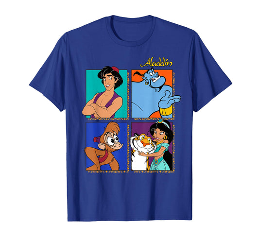 Disney Aladdin Group Shot Box Up T-Shirt