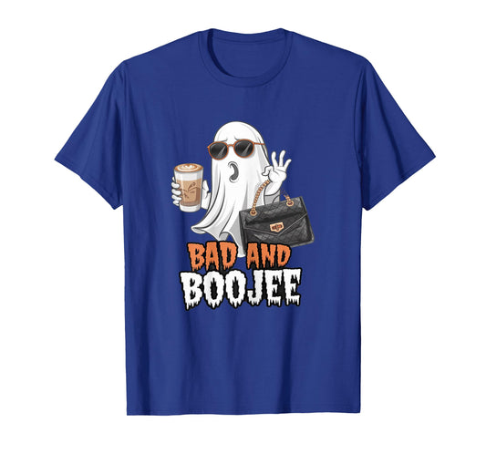 Halloween B00Jee Ghost Funny Spooky Season Bad and Boo-Jee T-Shirt