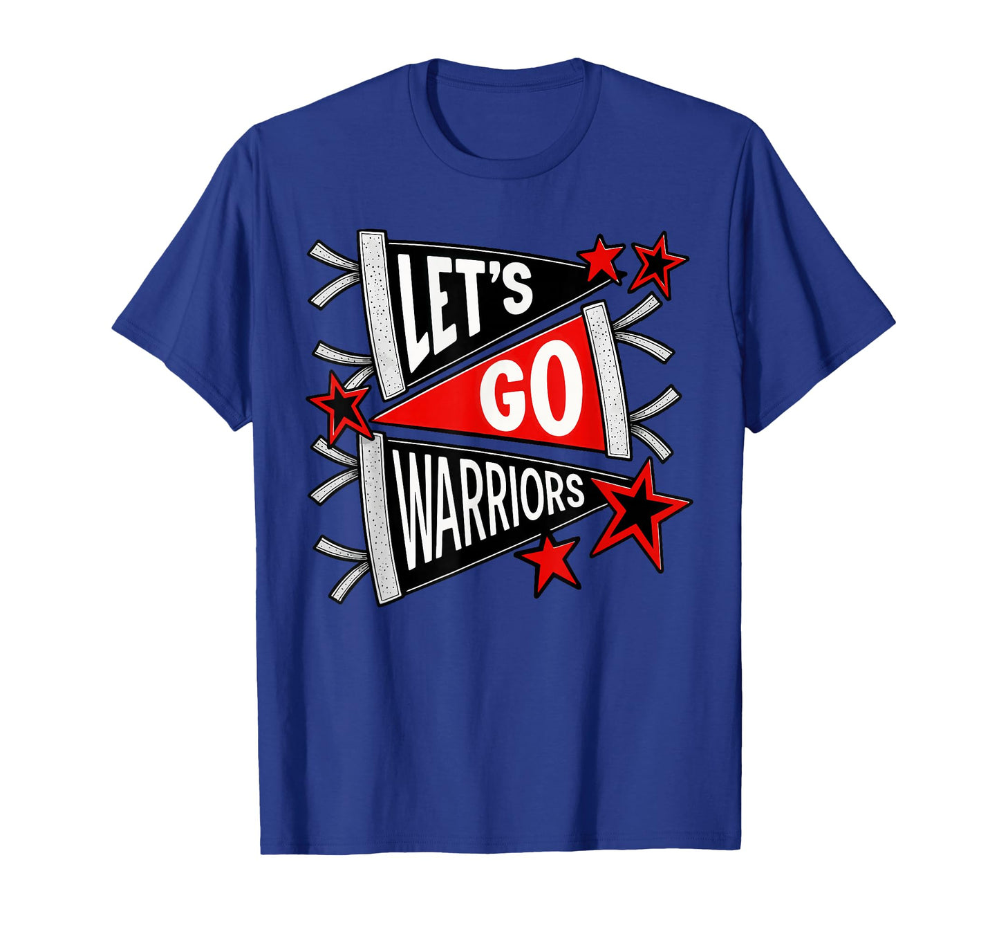 Let’s Go Warriors Team Spirit Cheer Game Day T-Shirt