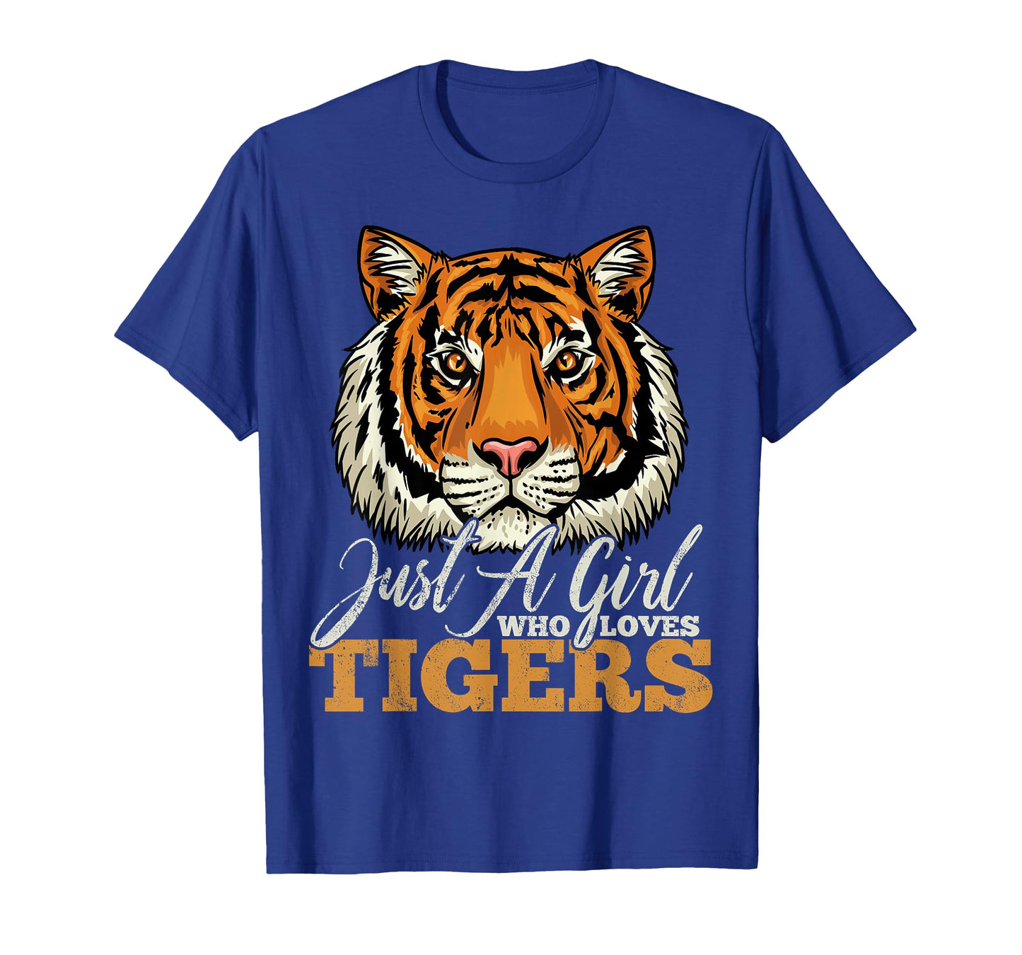 Tiger Just a Girl Who Loves Tigers Gift for Tiger Lovers T-Shirt