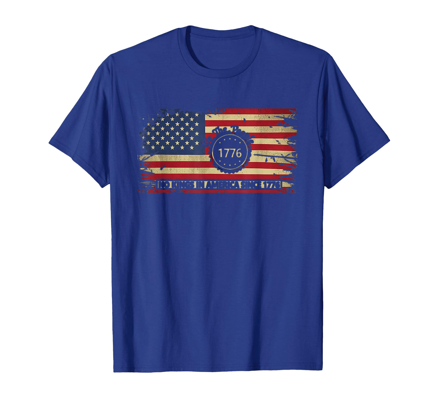 Let's go Taco No Kings In America Since 1776 American Flag T-Shirt