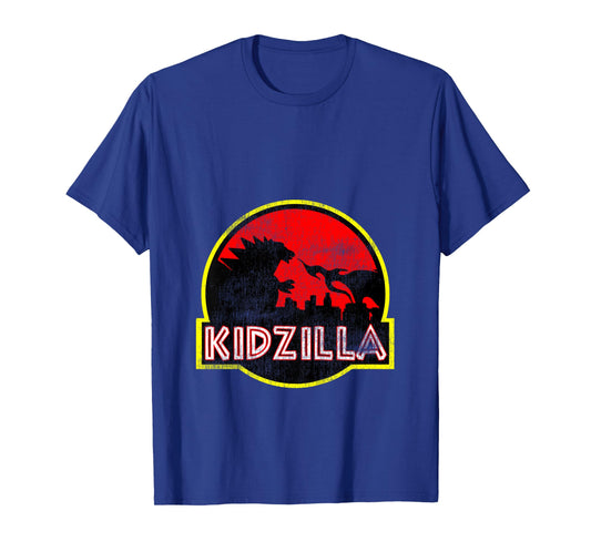 Distressed Funny Boy's Girl's Birthday Gift Kidzilla Gift T-Shirt