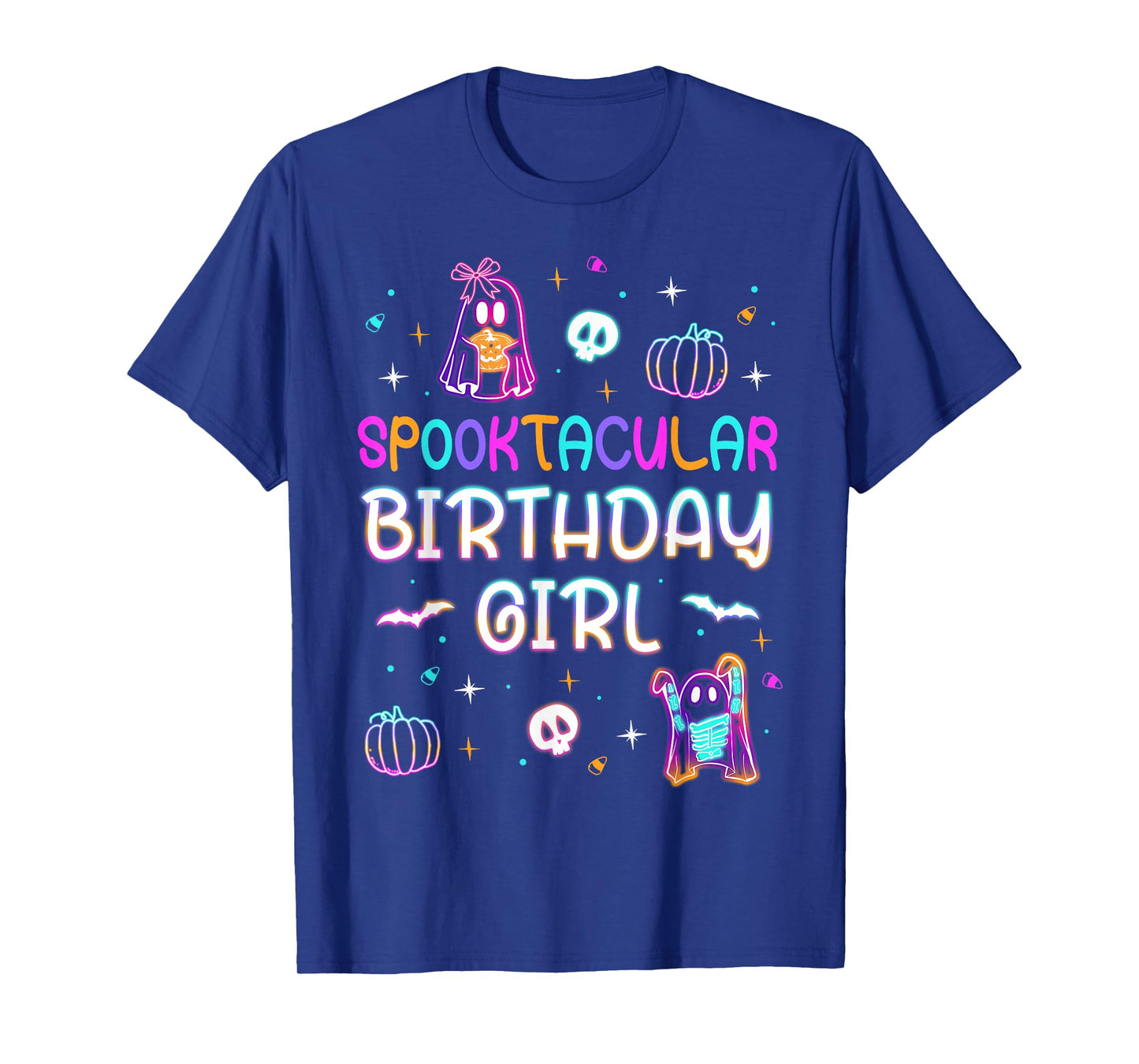 Spooktacular Birthday Girl Funny Birthday Girl Ghost Party T-Shirt