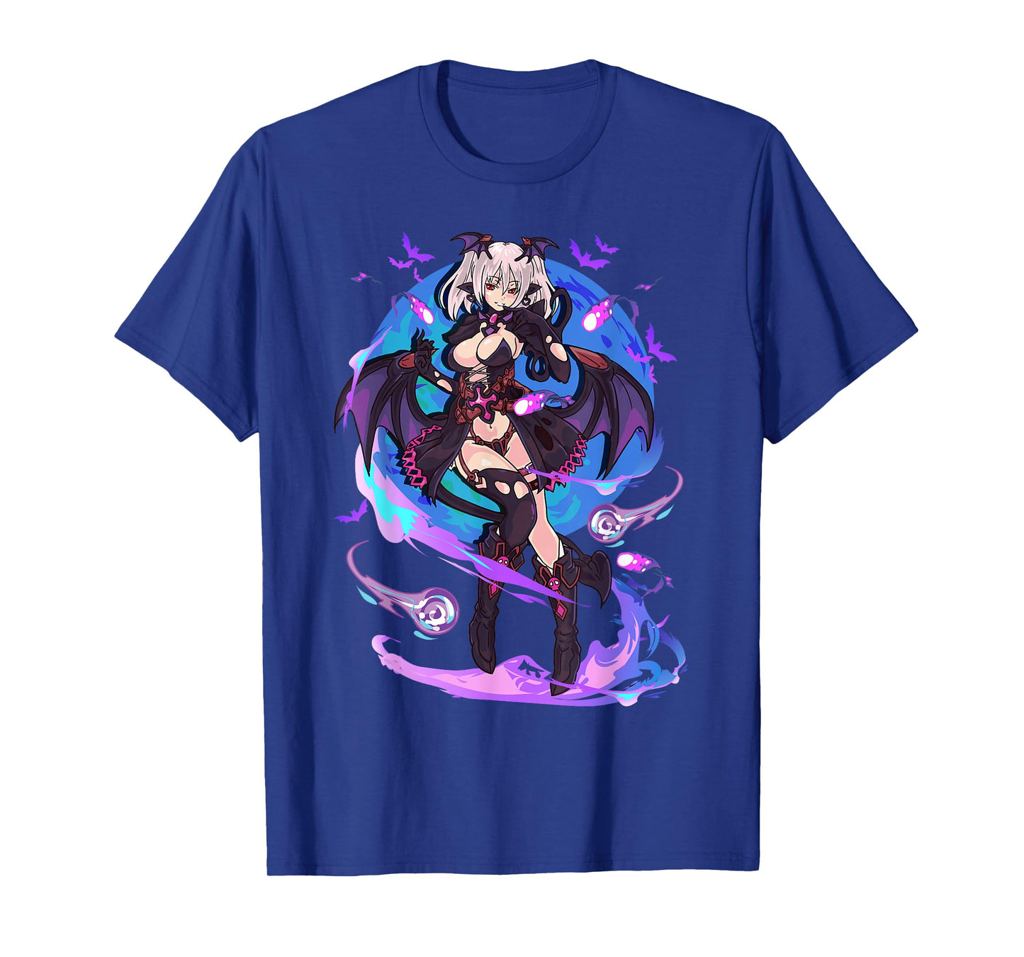 Anime Demon Girl Japanese Aesthetic Waifu Kawaii Otaku Art T-Shirt