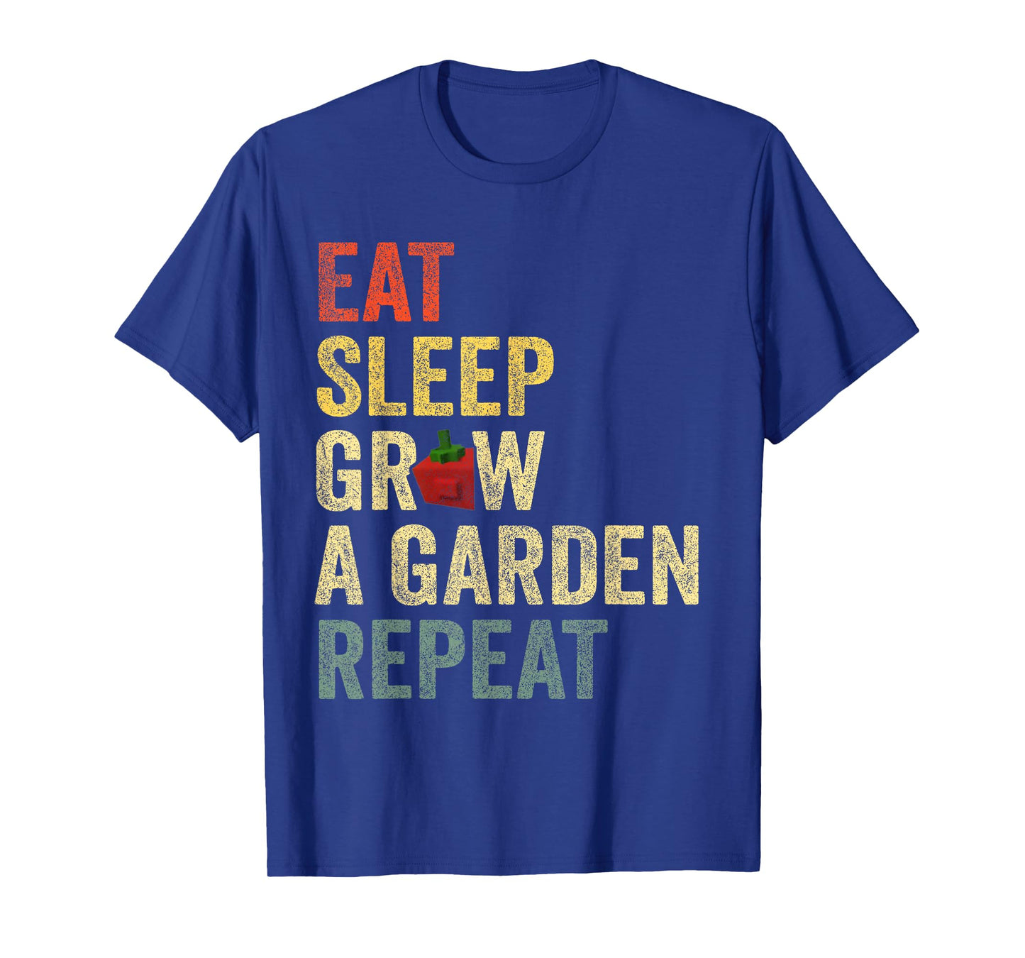 Funny Game Eat Sleep Grow A Garden Repeat Vintage Gamer T-Shirt