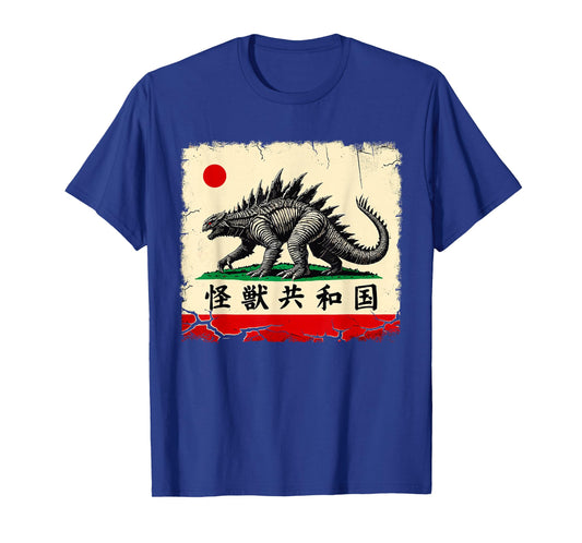 Kaiju Republic California Japanese Streetwear Funny Japanese T-Shirt
