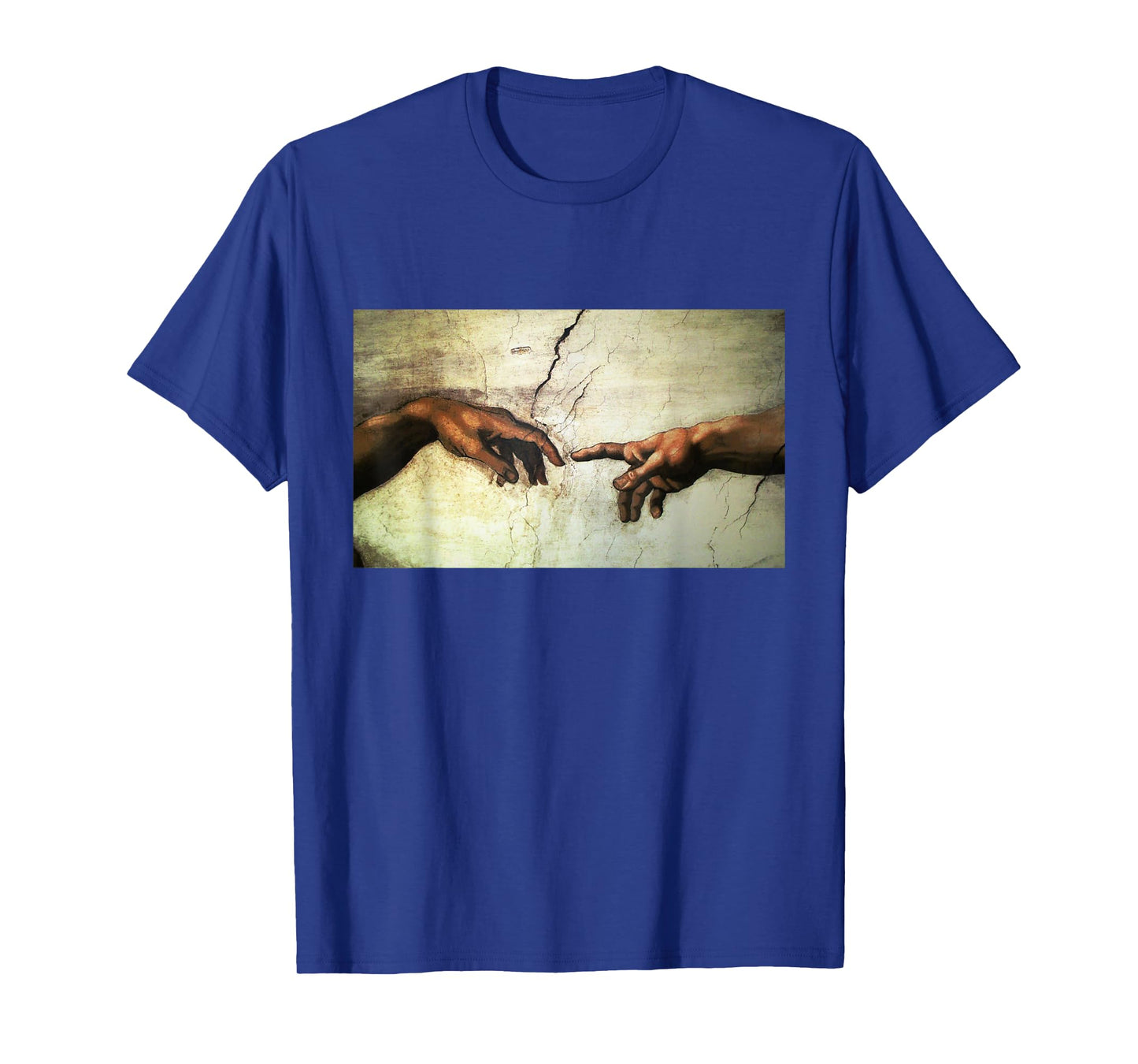 MichelAngelo - creation of Adam - vintage art T-Shirt
