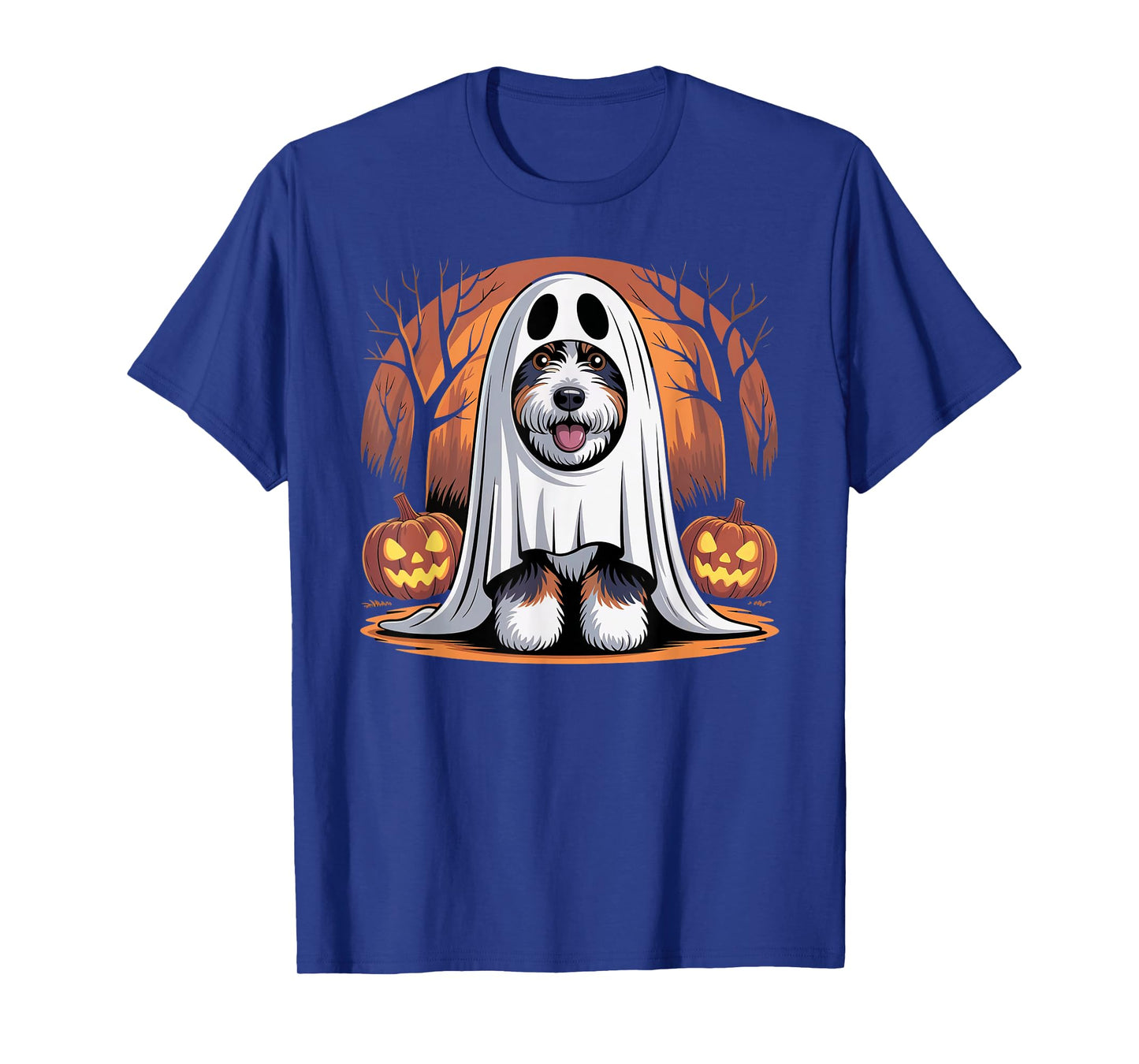 Funny Halloween Bernedoodle Dog Costume Doodle Lovers T-Shirt