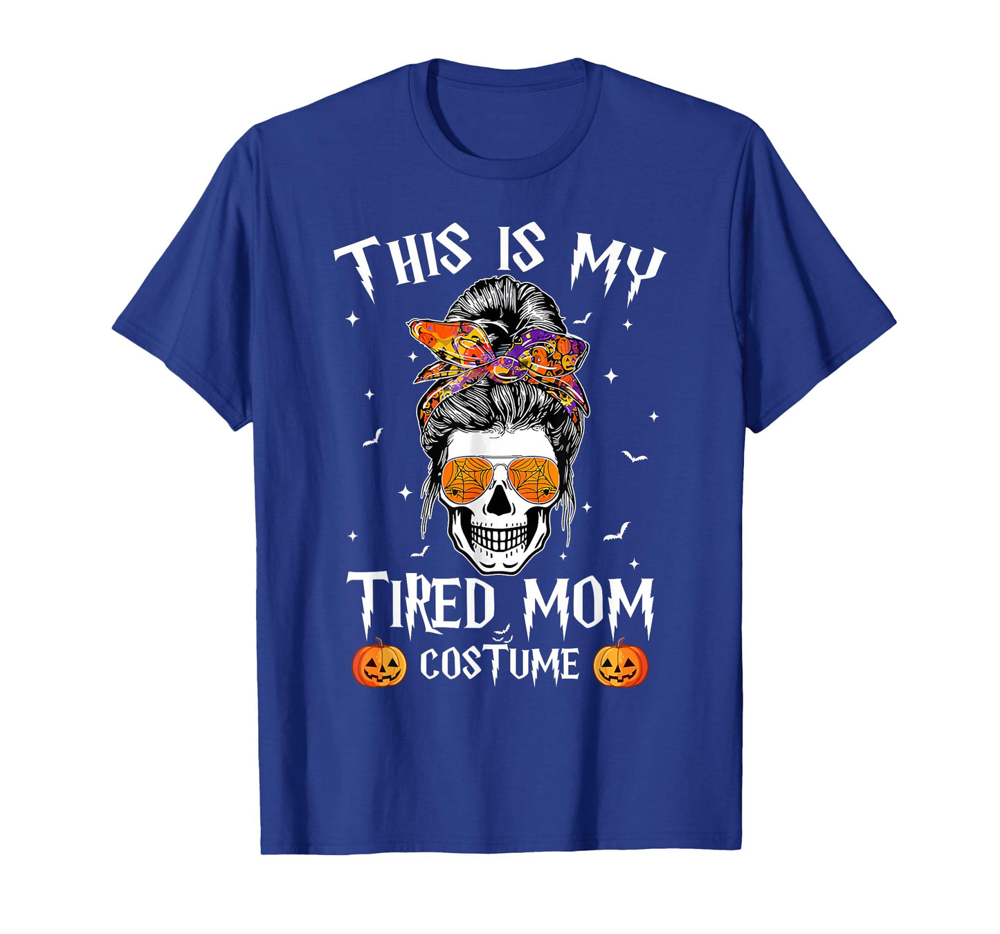 This is my Tired Mom Costume Messy Bun Halloween Costume T-Shirt