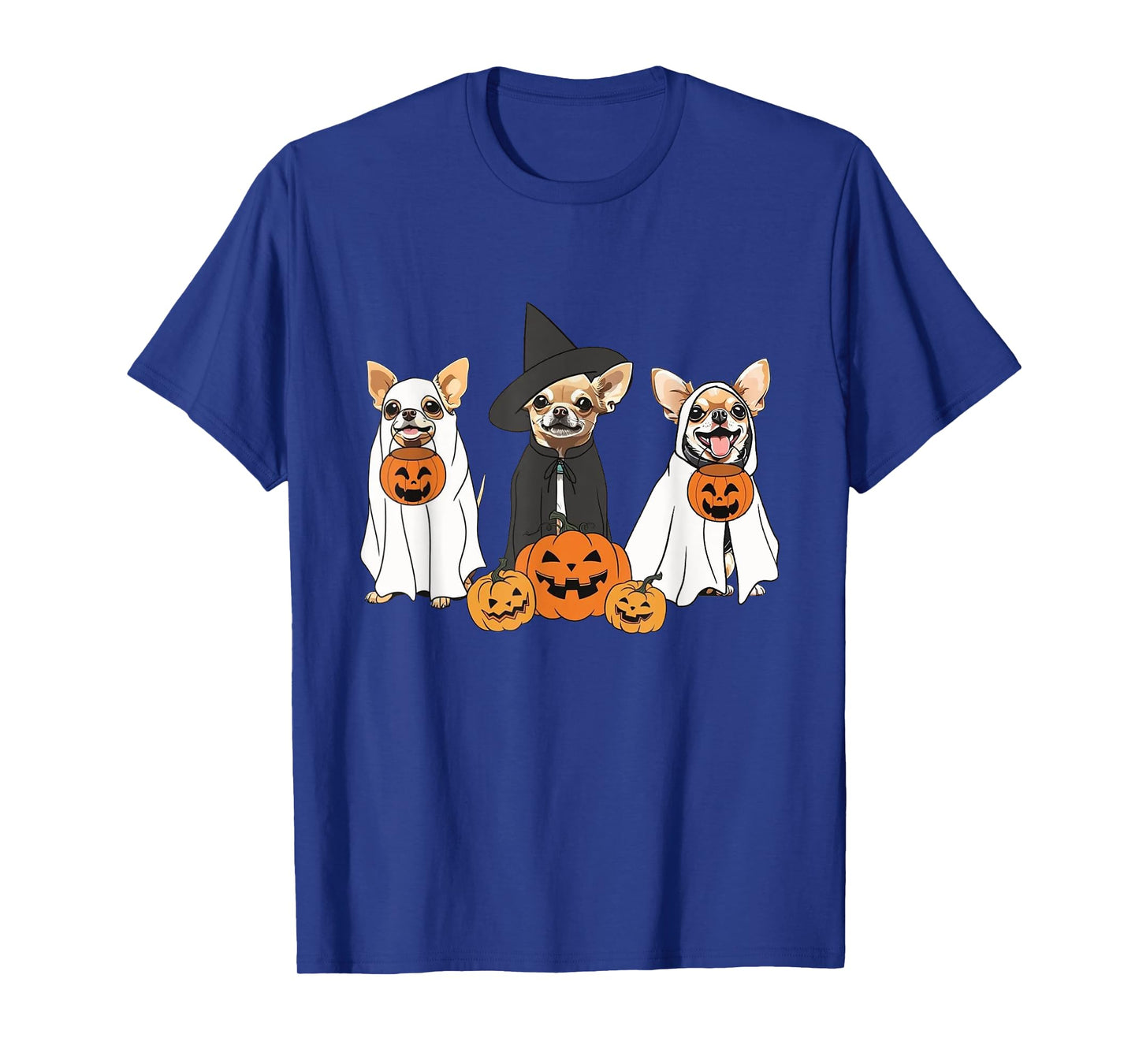 Chihuahua in Ghost Halloween Costume Chihuahua Ghost Dog T-Shirt