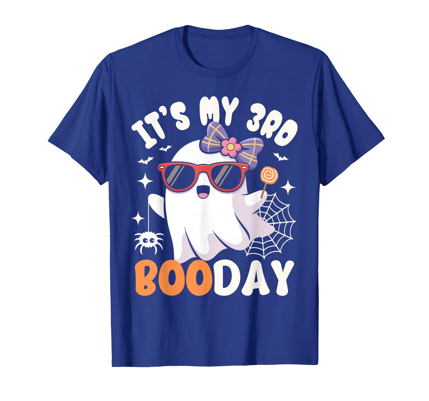 Funny Halloween Birthday Ghost, It's My 3rd Boo Day Girls T-Shirt