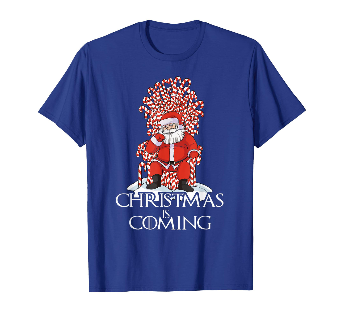 Christmas is coming funny santa claus candy canes T-Shirt
