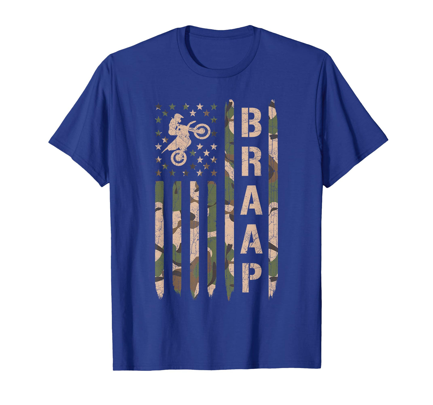 Braap Dirt Bike Camo Motocross Racing Supercross Gift T-Shirt