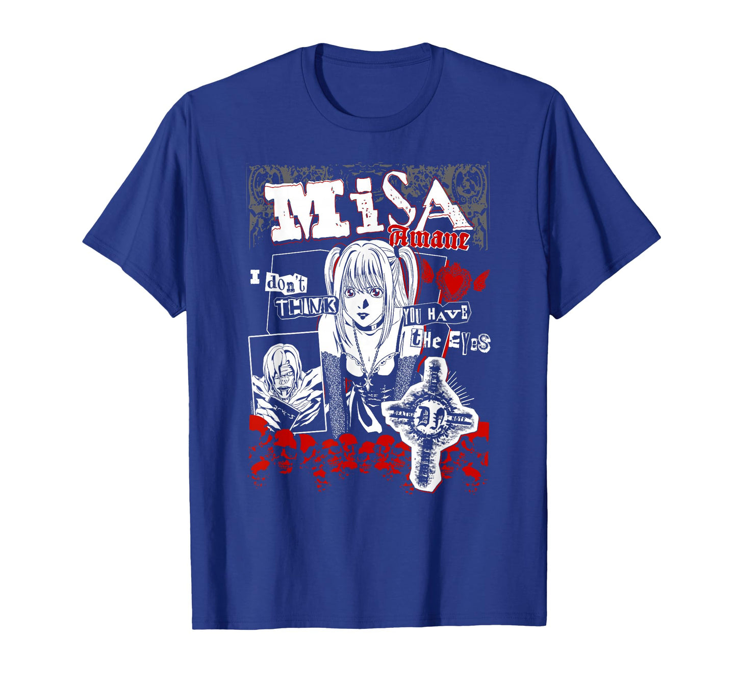 Death Note Misa Amane Punk Zine Collage Anime T-Shirt
