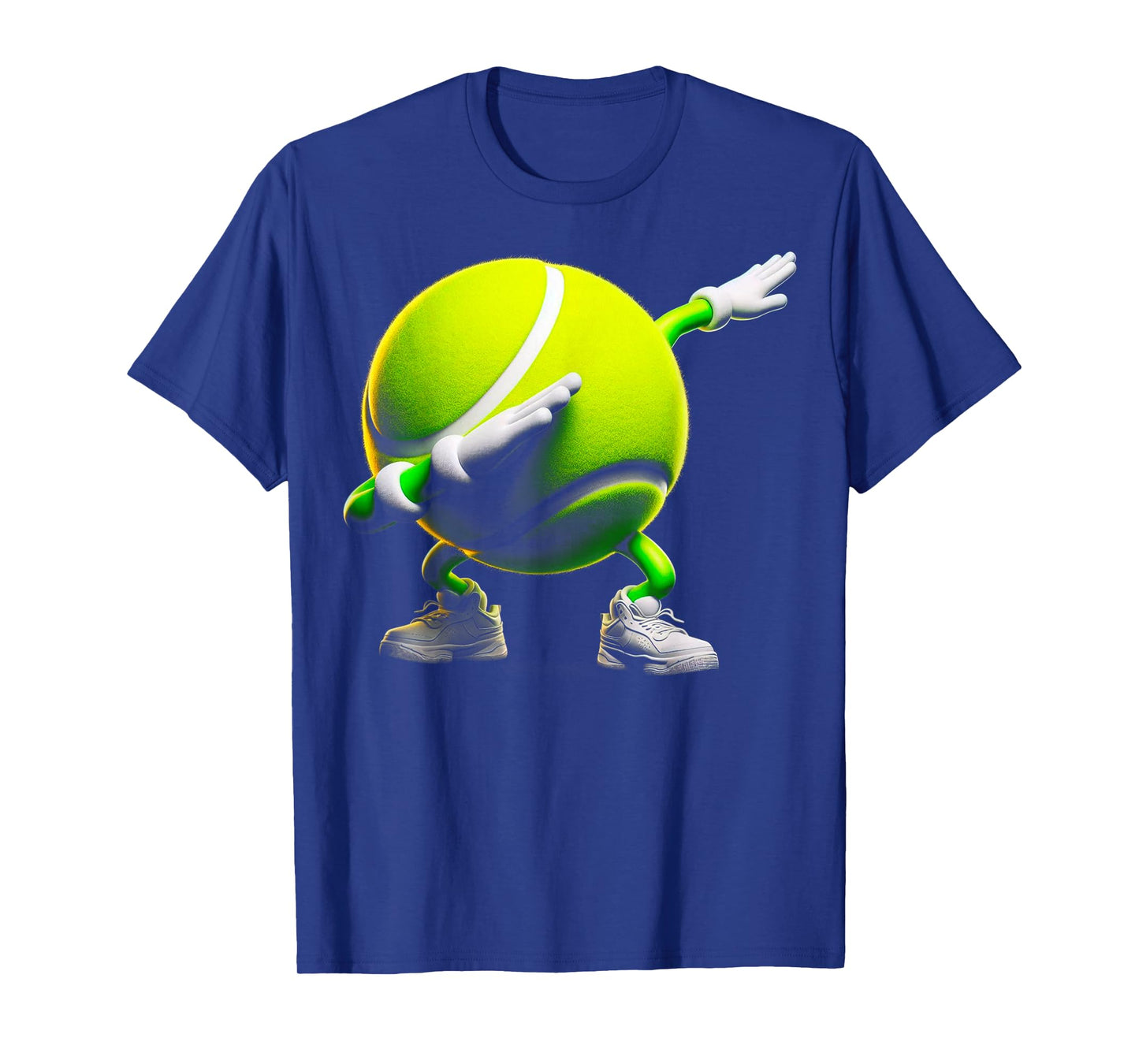 Funny Dabbing Dab Tennis Ball Joke Tee Tennis Player T-Shirt