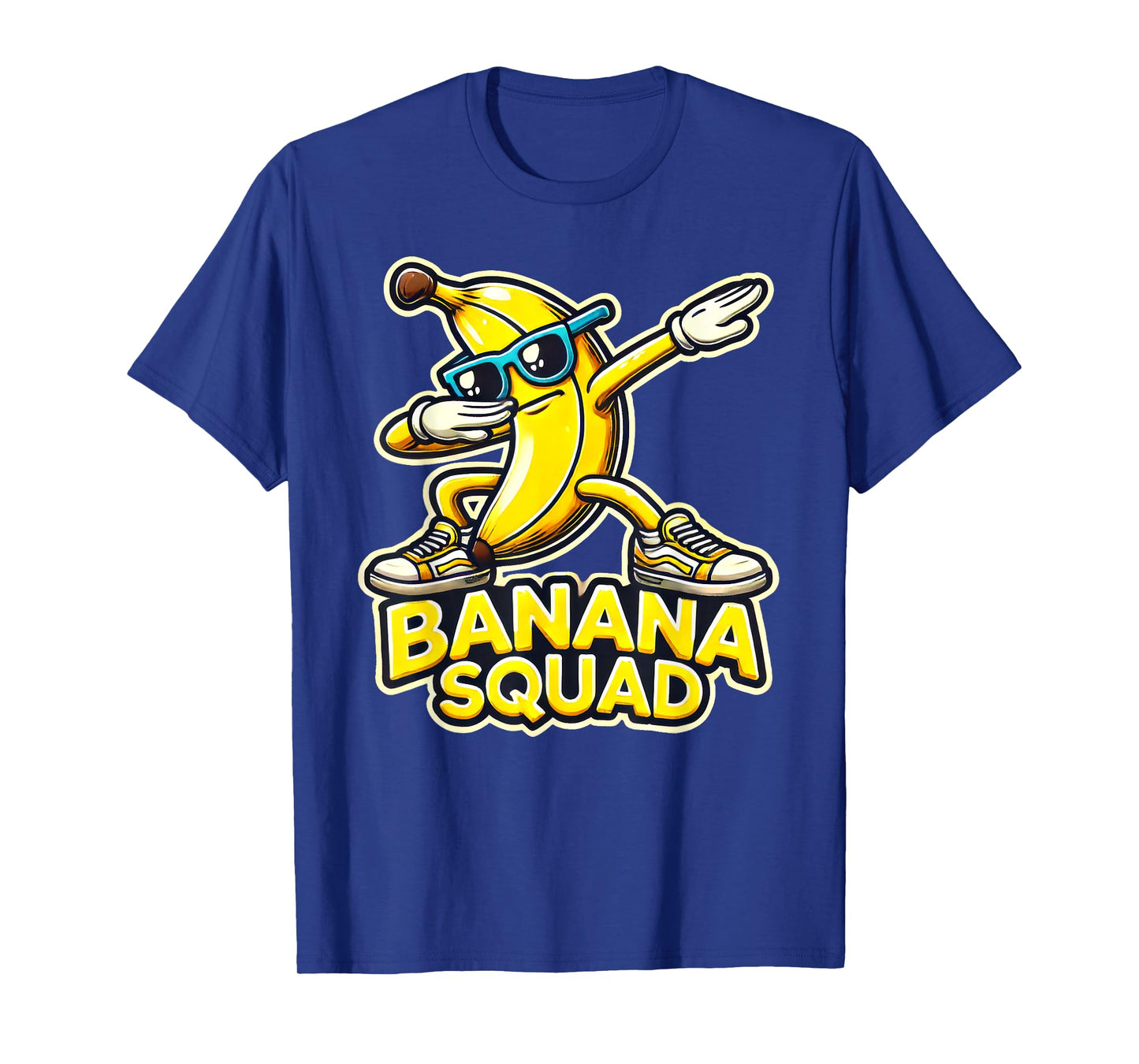 Banana Squad Funny Dabbing Banana Food & Dab Funky Fruit T-Shirt