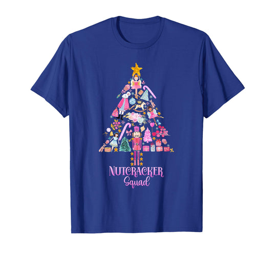 Christmas Nutcracker Squad Ballet Dance Women Kids Girls T-Shirt