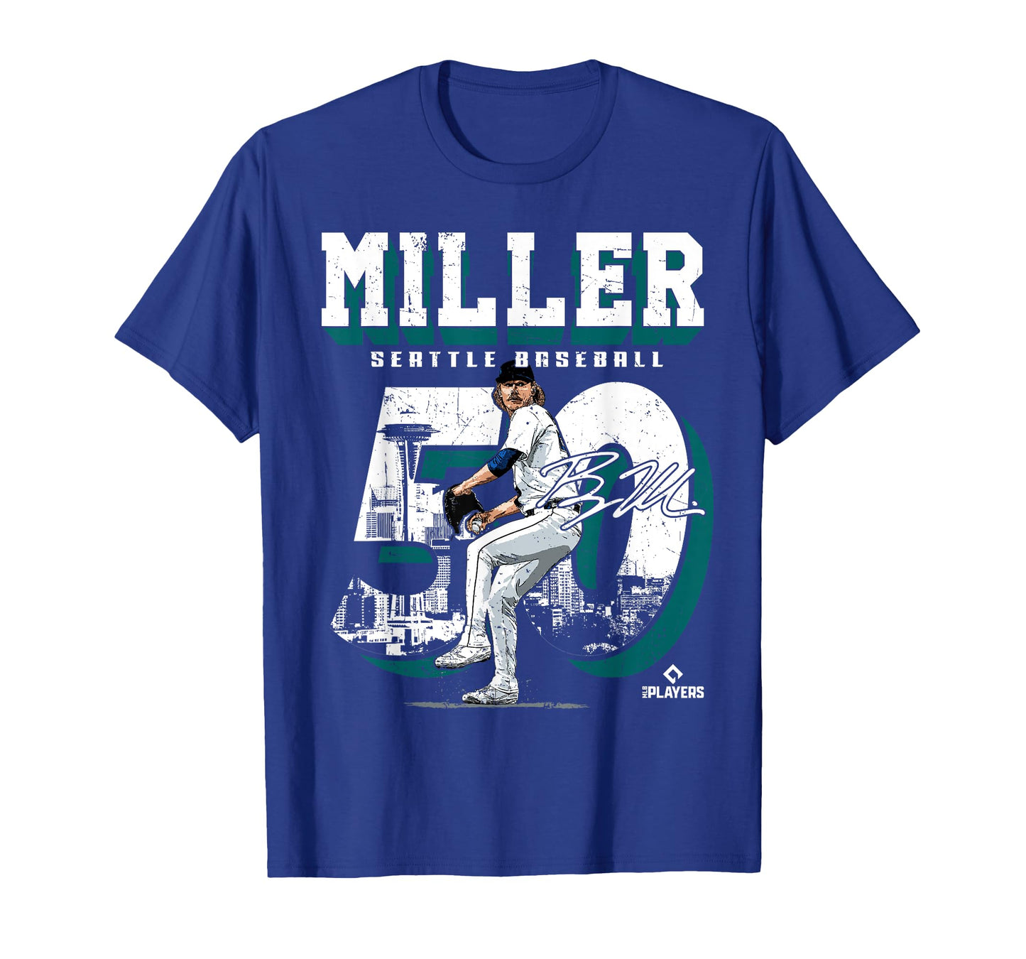 Bryce Miller | Seattle MLB Baseball Player | MLBBMI201M T-Shirt