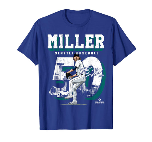 Bryce Miller | Seattle MLB Baseball Player | MLBBMI201M T-Shirt
