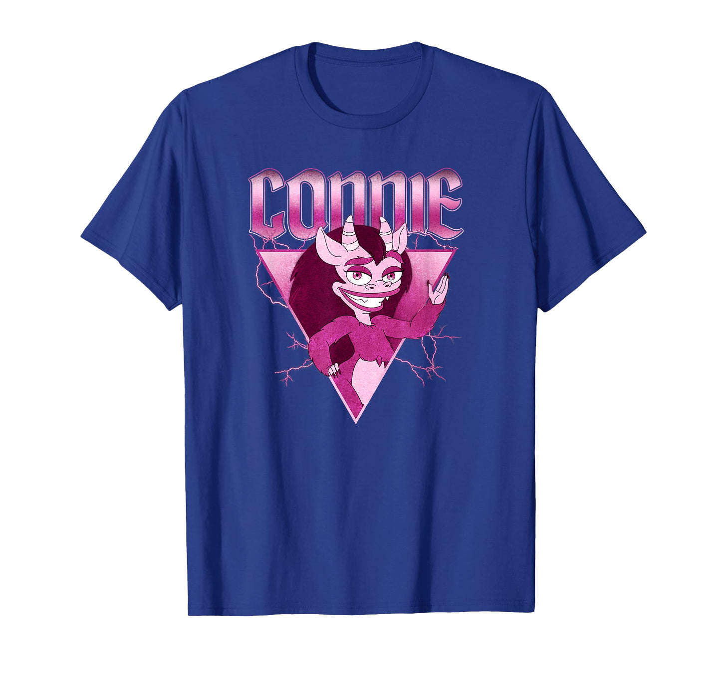 Big Mouth Hormone Monster Connie Distressed Portrait T-Shirt
