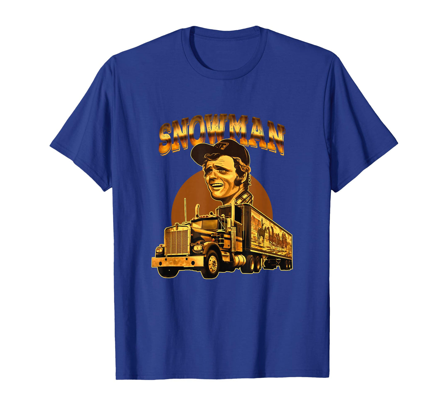 70s Retro Snowman Truck 1970s Vintage Groovy T-Shirt