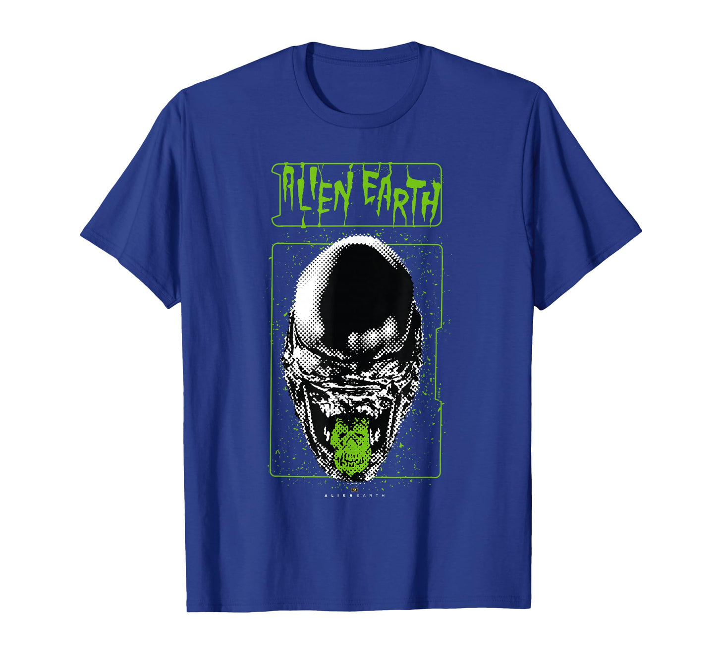 Alien: Earth Xenomorph XX121 Portrait Distressed Style T-Shirt