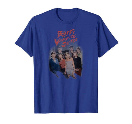 Buffy the Vampire Slayer Distressed Group Photo TV Show T-Shirt