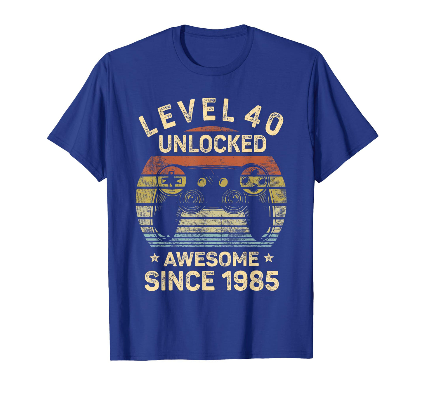 Level 40 Unlocked 40th Birthday 40 Year Old Gifts Gamer Bday T-Shirt