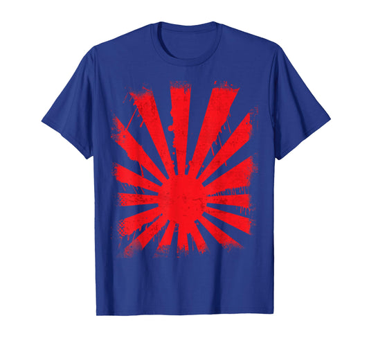 Japanese flag dripping rising sun flare T-Shirt