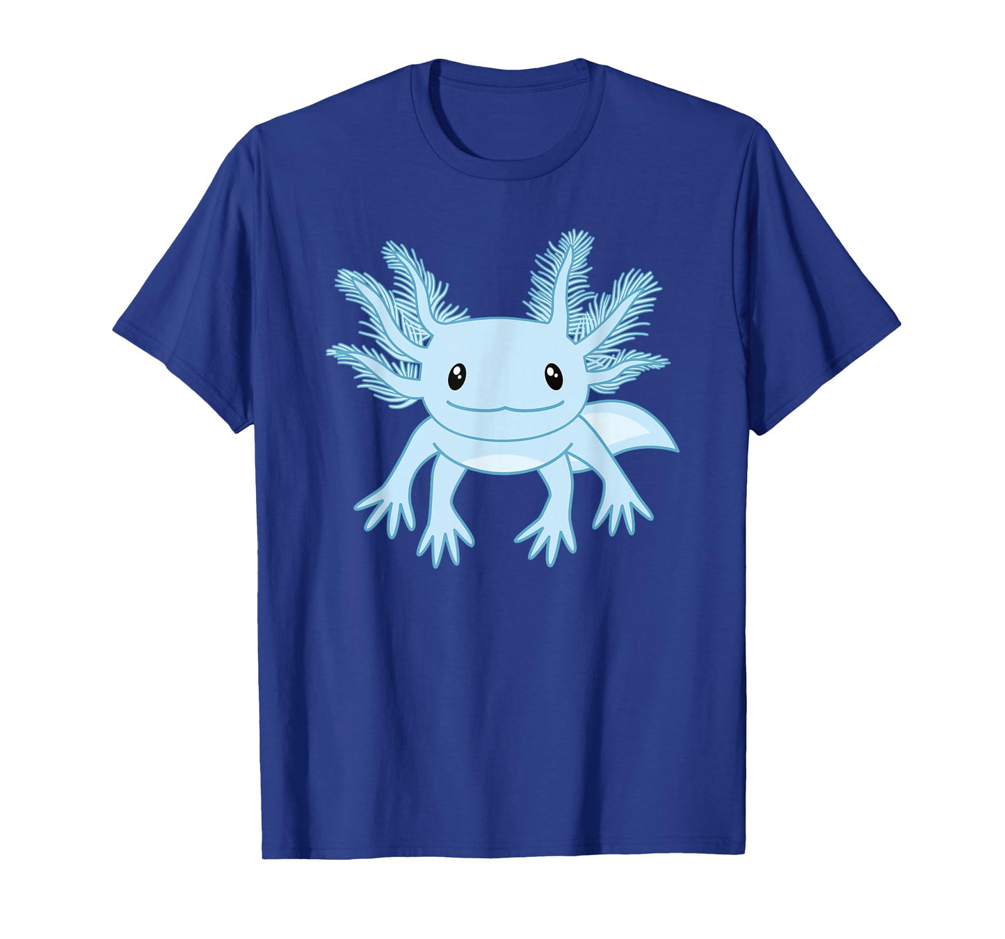 Blue Axolotl Funny Kawaii Axolotl Lover Men Women Kids T-Shirt