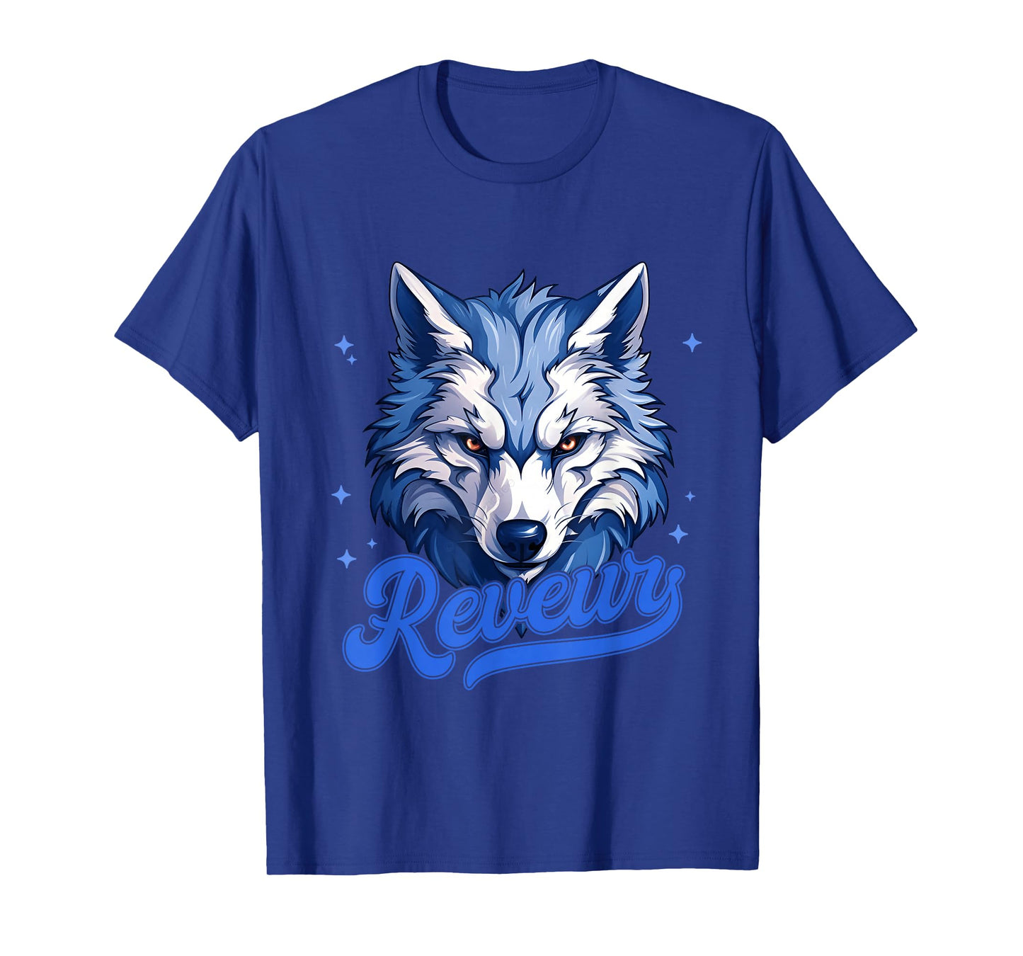 Reveur House of Dreamers Blue Wolf Team Spirit Student T-Shirt