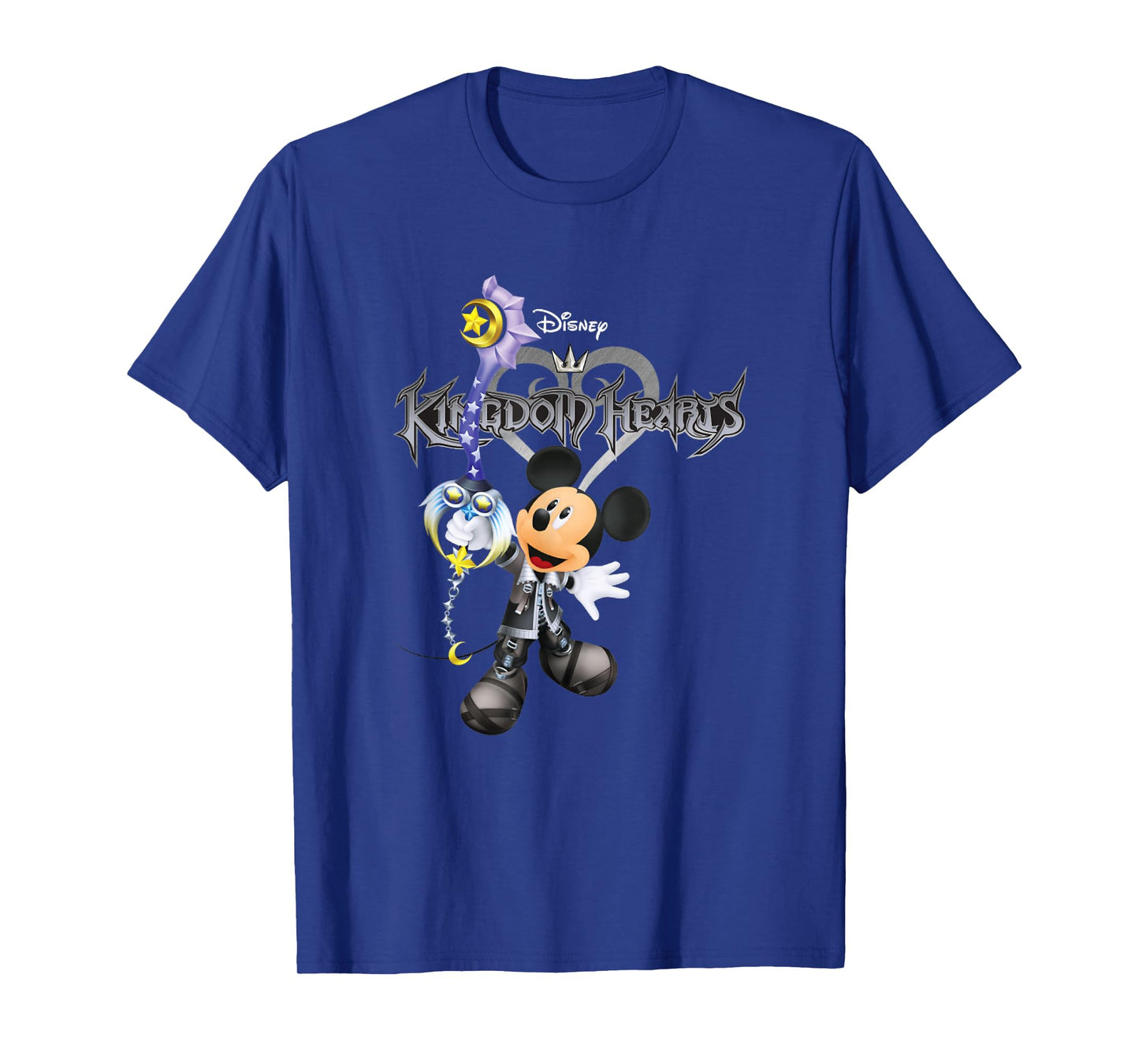Disney Kingdom Hearts Mickey Mouse Keyblade Vintage Logo T-Shirt