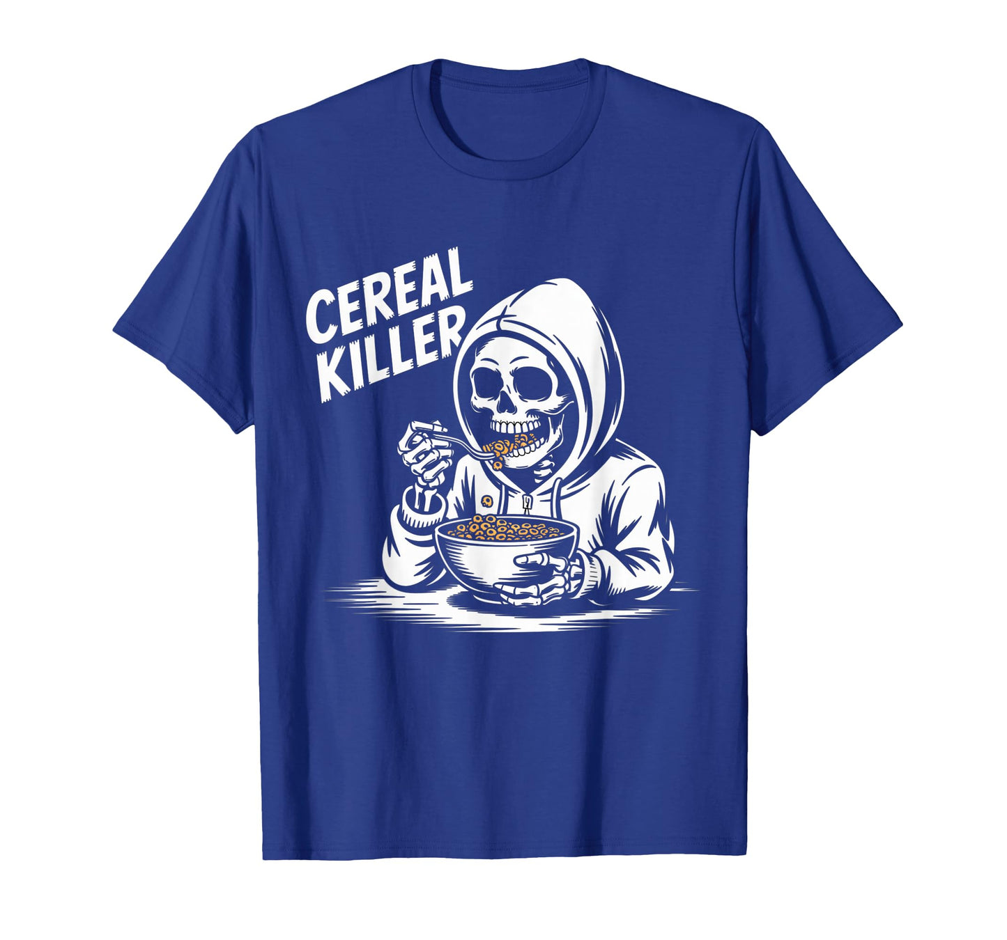 Cereal Killer Funny Halloween Horror Movie Masked Man T-Shirt