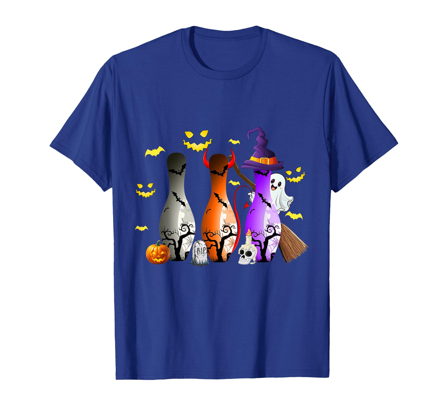 Cute Shirt Bowling Halloween Spooky Costume T-Shirt