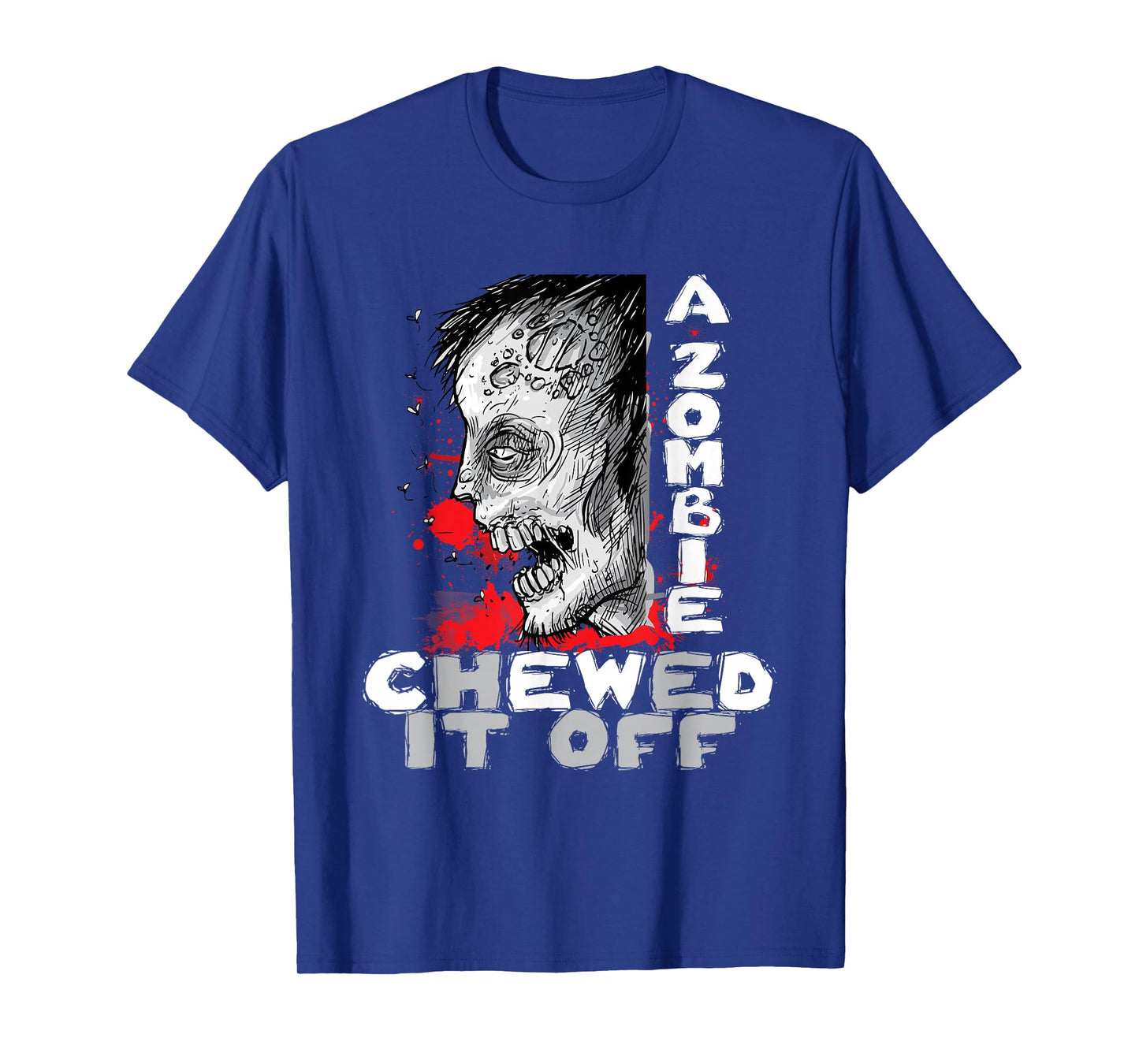 A Zombie Chewed It Off - Handicap Leg Amputee Amputation T-Shirt