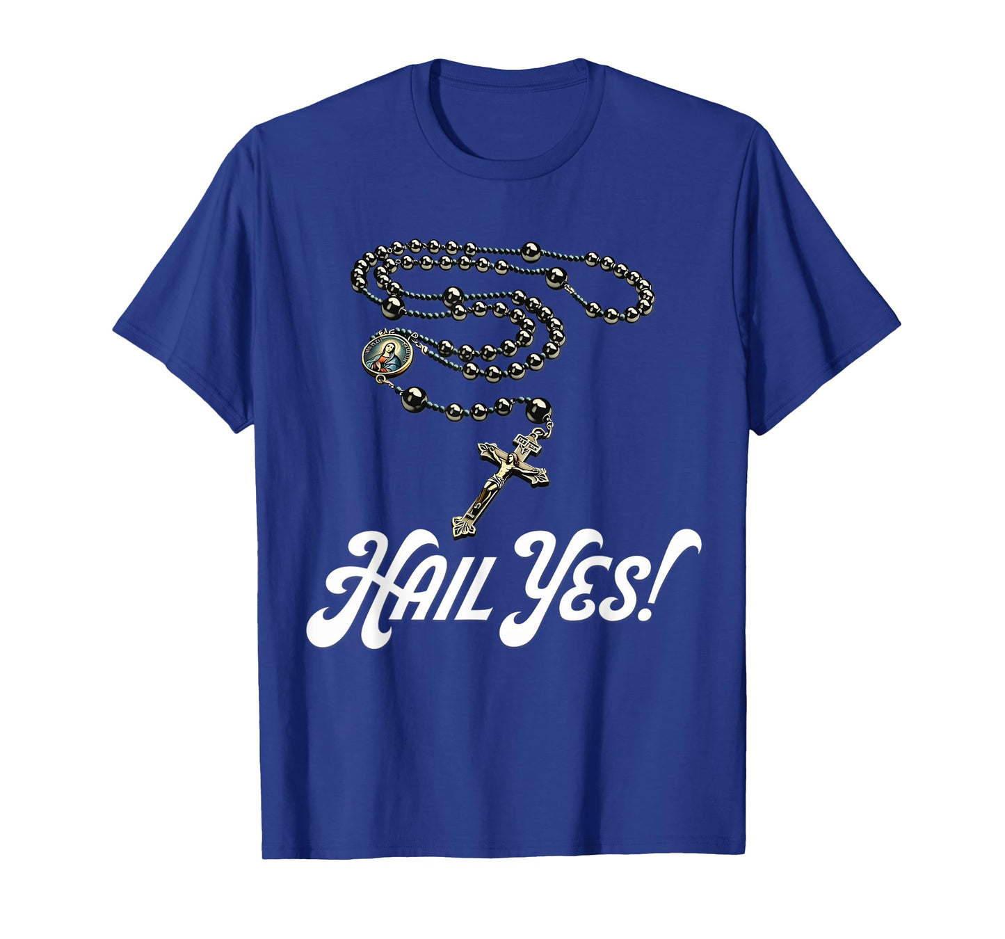 Pray The Rosary Blessed Mother Catholic T-Shirt