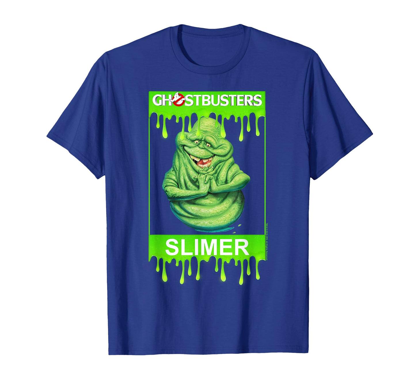 Ghostbusters Slimer Portrait Poster T-Shirt